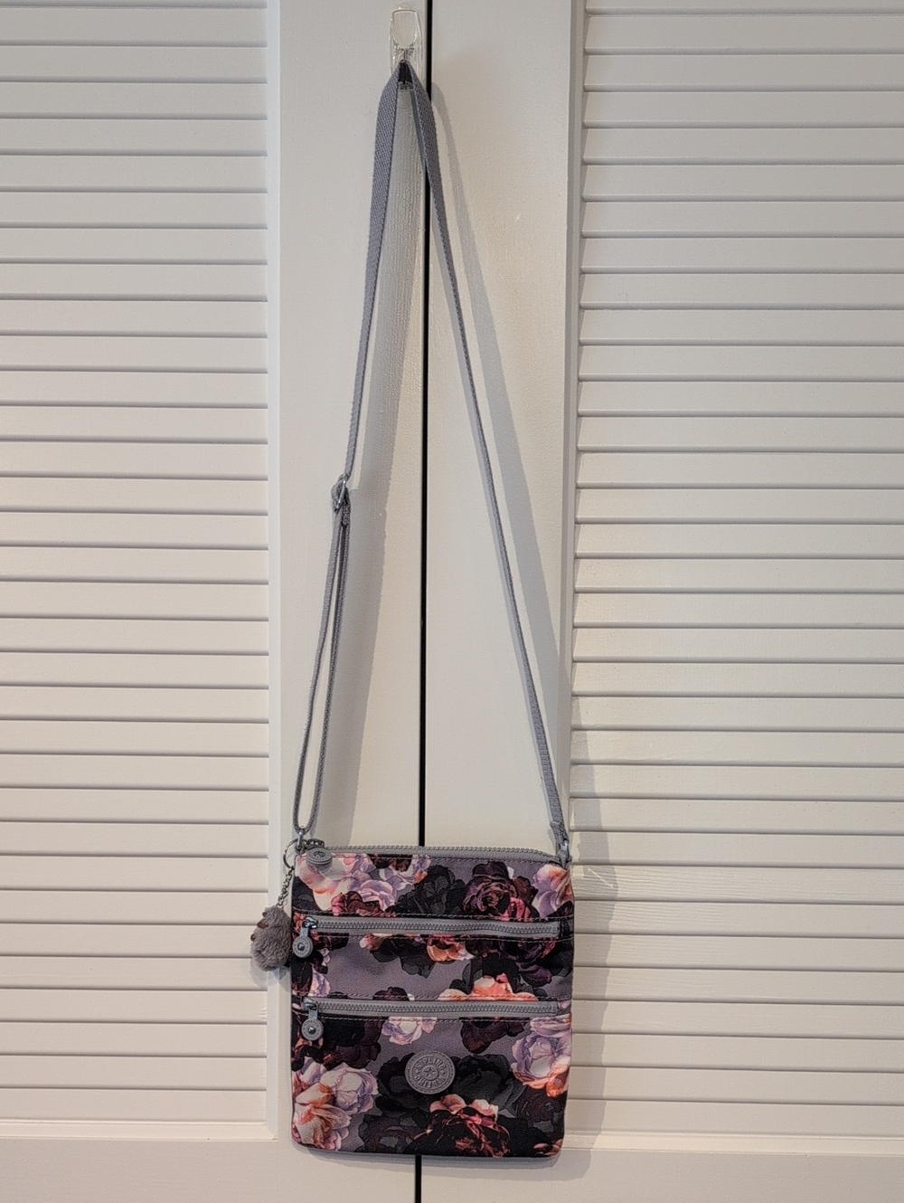 Kipling Keiko Crossbody "Kissing Floral" - Picture 2 of 12